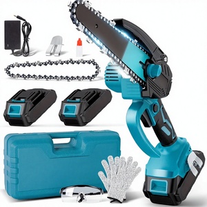 Mini Motosega Elettrica a Batteria da 6 Pollici, 850 Watt, per Potatura con Una Mano, 2 Batterie, Attrezzo da Giardinaggio Portatile - Product Image 3