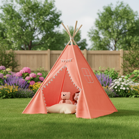 Tente d'été pour enfants indiens de 5 à 7 ans, piscine à balles intérieure, maison de jeu princesse, camping extérieur, en plastique, métal, mousse et caoutchouc