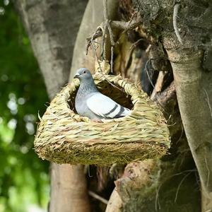 Hamac rond tissé pour animaux de compagnie, pour hamster, intérieur et extérieur, durable, chaleur, utilisation hivernale - Product Image 1