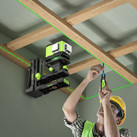 Adaptateur de niveau laser Huepar PV11+ avec support de réglage fin, base pivotante magnétique, rotation à 360°