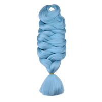 Cheveux de tressage jumbo en fibre Kanekalon, tresse jumbo ignifuge sans enchevêtrement ni perte
