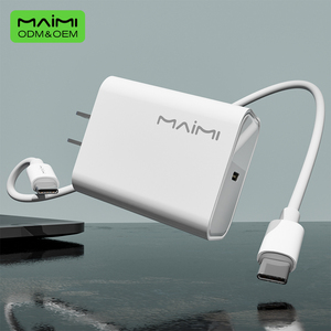 Chargeur mural <span class=keywords><strong>USB</strong></span>-C PD universel Maimi 30W avec câble de charge rapide 60W, <span class=keywords><strong>adaptateur</strong></span> <span class=keywords><strong>secteur</strong></span> de voyage pour smartphone - Product Image 1