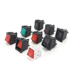 Hot Selling NO 12v 24v 12 Volt Lighted 3a 250v Ac Rockerswitch Rocker Switch