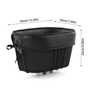 Cesta de Bicicleta para Animais de Estimação, Cesto Dianteiro de Ferro para Cães e Gatos, para Bicicletas de Montanha, Viagens e Compras, com Liberação Rápida, Forro de Esponja Durável e Alça de Segurança - Product Image 5