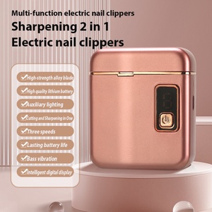 Polishing Baby Clipper Trimmer Automatic Nails Safety Convenient 2-In-1 File Usb <b>Scissors</b> Electric Automatic Nail Clippers - Product Image 5