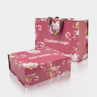 Boîte pliante en carton papier Lipack, emballage en carton, design de boîte cadeau de luxe avec rubans
