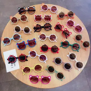 Children's Sunglasses Personality Boys and Girls Sunscreen Sunglasses Baby Cartoon Outing Sunglasses