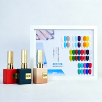 Ensemble de vernis à ongles en gel UV LED SoakOff 24 couleurs, étiquette privée personnalisée OEM ODM, vernis à ongles en gel couleur unie pour salon de manucure