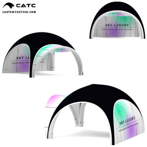 Tente d'événement extérieure gonflable imperméable personnalisée CATC |   Abri d'exposition publicitaire avec logo personnalisé pour la promotion de la marque lors des expositions - Product Image 3