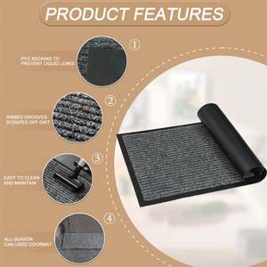 ALLIFEMATS Alfombrillas de PVC para exteriores para puerta Delantera Comical Door Mats - Product Image 6