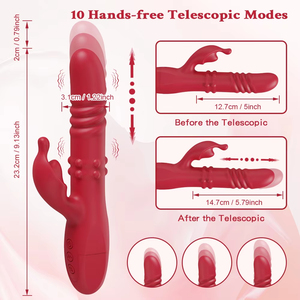 Vibrateur puissant pour femmes avec stimulateur clitoridien à léchage de langue, masturbateur féminin, godemiché point G, articles pour adultes, jouets sexuels - Product Image 5