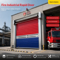 Porte de garage, Camion de pompiers, Porte de garage, Porte électrique, Vitesse d'ouverture rapide, Bonne étanchéité