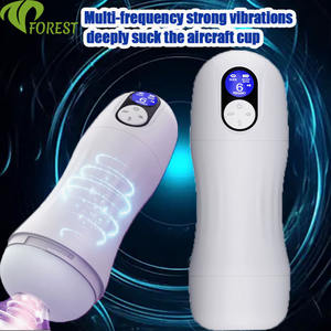 TT FOREST TPE-Material Elektrischer Männlicher Heiz-Masturbationsbecher mit Kraftvoller Saugvibration LED-Anzeige und <span class=keywords><strong>Vagina</strong></span>-Simulation - Product Image 1