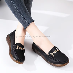 Autumn New Style Hollow Design Women's Large Size <b>Soft</b>-Soled <b>Shoes</b> Slip-on Breathable Non-Slip <b>Shoes</b> for Elderly Mothers - Product Image 4