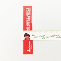 Règle en PVC souple personnalisée avec logo, imprimée numériquement, écologique, pour cadeaux promotionnels