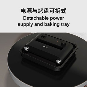 2023 Hot Sale Portable Smokeless <b>BBQ</b> Griddle <b>Plate</b> PTFE Non-Stick Carbon Steel Household Use Foldable Design Commercial Korean B - Product Image 4