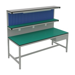 Nouvelle table de travail antistatique pour atelier, ligne d'assemblage, exploitation d'usine, inspections en laboratoire, banc de travail, maintenance, éclairage - Product Image 1