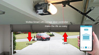 Ouvre-porte de garage électrique intelligent Tuya Smart Life, commande par application, télécommande sans fil WIFI, DC12V/24V, compatible avec Alexa et Google Home