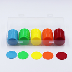 Fichas de Póker Personalizadas al por Mayor, Lavables, de Material PS, Coloridas, con Impresión de Logotipo y Número en Ambos Lados, para Juegos de Mesa - Product Image 5