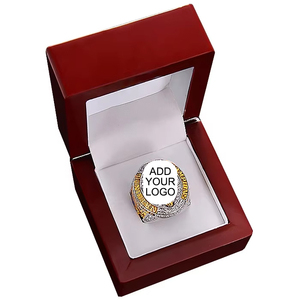 Les Champions nationaux de Football personnalisés anneaux bague de championnat du monde pour hommes - Product Image 1