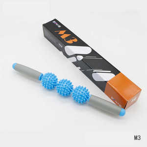 Rueda de masaje Stick Hedgehog Ball Relax Masaje muscular Deportes Masaje corporal para músculo Cuerpo Relax yoga fitness Roller Stick - Product Image 2