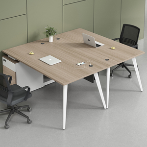 Scrivania da ufficio moderna e sedia Set singolo semplice 1.4m economico scrivania per Computer 1.2m piccolo personale materiale pannello melaminico - Product Image 4
