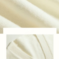 Pull personnalisé avec logo pour femme, motif brodé, tricot, pull à manches bouffantes, manteau d'hiver en tricot, cardigan pour femme