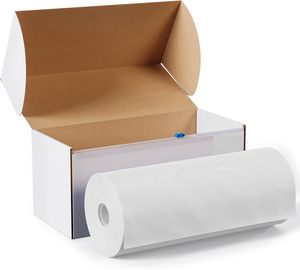 Rollos de Bolsas Retráctiles Desechables Blancas de Calidad Premium, Resistentes a la Humedad, de LDPE, para Fiestas y Uso Diario, Rectangulares, para Picnic y Cumpleaños - Product Image 1