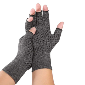 Guanti per Artrite in Cotone Compressivo, Terapia con Fascia per Dita, Massaggio Linfodrenante, Riduzione del Dolore alle Mani, Guanti Magnetici Linfatici - Product Image 1