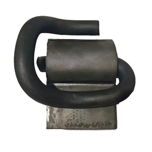 Gran oferta, sistema de sujeción 60Si2Mn para ferrocarriles, barra elástica de acero, Clip de resorte para durmientes, Clips de riel de hormigón forjado - Product Image 1