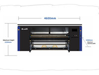 Imprimante jet d'encre par sublimation Fedar FD2624 2600 mm, 24 têtes I3200-A1, équipement d'impression sur papier transfert thermique stable pour le textile domestique