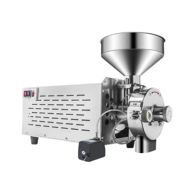 Electric Flour Mill Machine Fine Powder Making Machine Grain Grinder Maize Milling Machine Small Chili Mill Grinder
