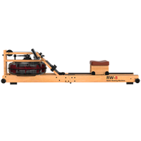 SNODE Rameur à Résistance Continue en Bois Massif Pliable pour Cardio en Intérieur, Équipement de Fitness pour Exercice Complet du Corps, Idéal pour la Maison