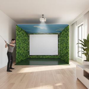 <span class=keywords><strong>Simulador</strong></span> <span class=keywords><strong>de</strong></span> <span class=keywords><strong>Golf</strong></span> Interior <span class=keywords><strong>para</strong></span> el Hogar, con Red Segura y Silenciosa, Fácil <span class=keywords><strong>de</strong></span> Montar sin Herramientas, <span class=keywords><strong>para</strong></span> Entusiastas del <span class=keywords><strong>Golf</strong></span> y Uso Familiar - Product Image 2