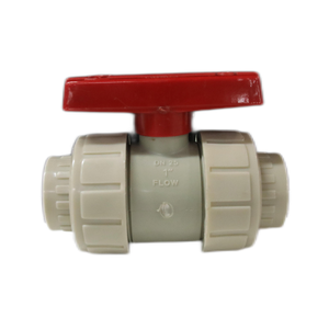 Vanne à boisseau sphérique compacte COVNA 3/4 pouce 2 voies en PVC/PPH avec poignée pour l'eau - Product Image 3