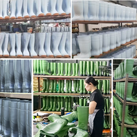 Bottes de pluie en PVC légères et abordables pour hommes, imperméables, anti-usure, antidérapantes, pour l'agriculture, la pêche en forêt et le travail en extérieur