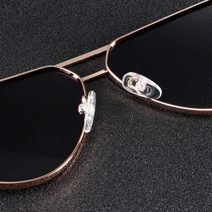 Hợp thời trang mát cổ điển nóng bán người đàn ông ĐÔI CẦU kim loại thời trang mùa xuân bản lề hàng không phân cực lái xe kính mát - Product Image 3