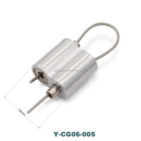 Suspension de câble sur mesure OEM 15 mm, luminaire suspendu, câble en acier inoxydable, pince de fixation en aluminium, pince de câble en laiton
