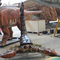 Statue de Scorpion Animatronique Réaliste en Métal et Fibre de Verre pour Utilisation Intérieure/Extérieure dans les Parcs d'Aventure et les Centres Commerciaux