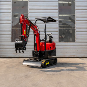 Mini-excavatrice sur chenilles HT10E de 1 tonne, hydraulique, avec poignées de commande <span class=keywords><strong>pilot</strong></span>ées, à vendre - Product Image 5
