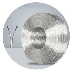 霓虹灯发光二极管22awg 24awg 26awg金银透明线的2芯透明线线 - Product Image 1