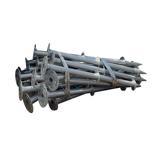 Pieux hélicoïdaux à vis de fondation ASTM, structure en acier soudé robuste, galvanisation à chaud pour bâtiments - Product Image 6