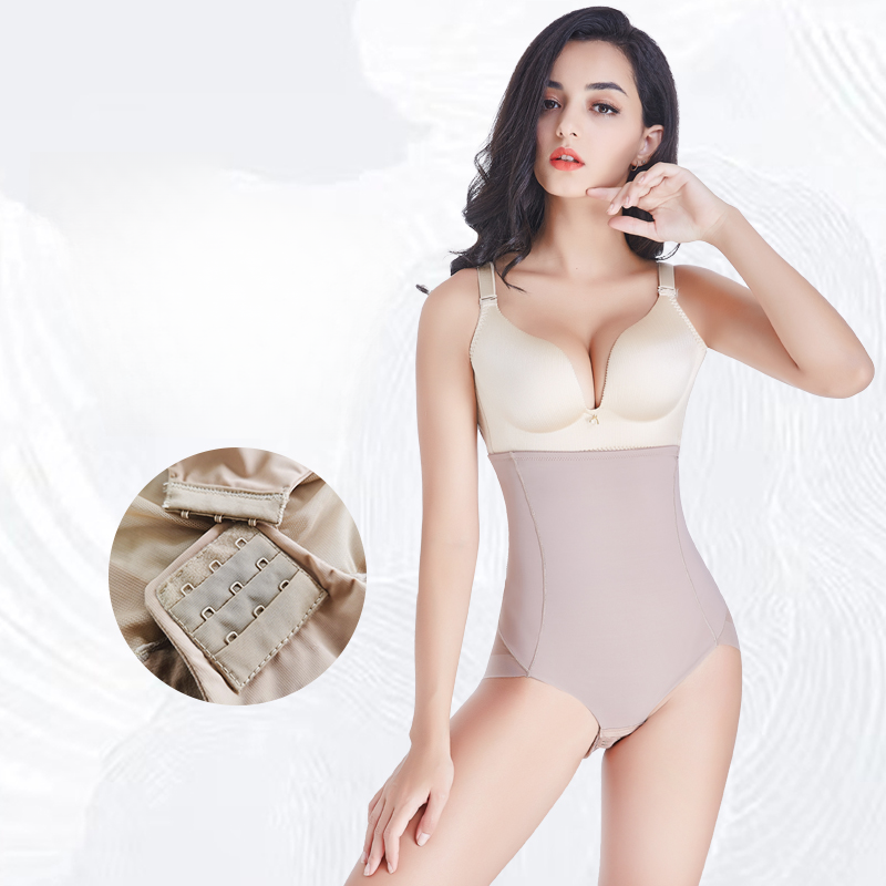 Tummy-Control Waist Trainer (4129): waistband, closure and adjustment-point detail
