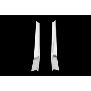Xingbaiwang - Tira Decorativa para Portavasos de Consola Central de Coche, Acero Inoxidable, Textura de Fibra de Carbono Plateada, para Mercedes-Benz ML GL GLS GLE - Product Image 4