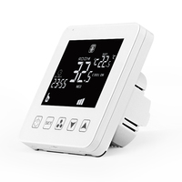 FCU inteligente Digital Wifi en la habitación 220V 110V 24V controlador de temperatura termostato