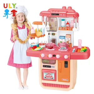Kids Play House Girl Pretend Play Tableware Sets Toys Kitchen Cooking Simulation Kitchen Toys
