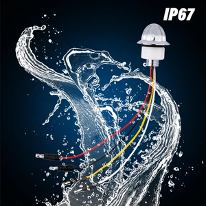 Dc12v 24V màu kép <span class=keywords><strong>Mini</strong></span> Dưa Hấu xe tải bên đánh dấu đèn <span class=keywords><strong>LED</strong></span> IP67 ánh sáng mái <span class=keywords><strong>LED</strong></span> cho xe tải - Product Image 5