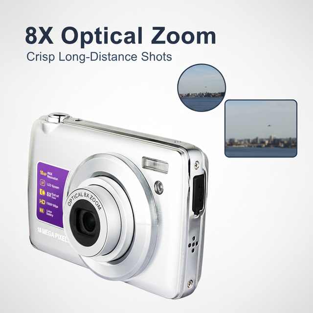 Portable FHD 1080P Vlogging Camera for YouTube 2.7 Inch Screen Rechargeable Mini Digital Camera Video Recorder Camcorder