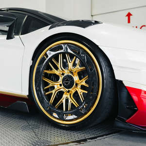 Jantes en fibre de carbone chromées 5x112 5x120 5x114.3 18 19 20 21 22 24 pouces, roues forgées pour <span class=keywords><strong>Porsche</strong></span> <span class=keywords><strong>Taycan</strong></span> 2025 <span class=keywords><strong>Cross</strong></span> Turismo 4 - Product Image 2