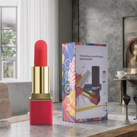 Neu eingetroffen: Silikon-Lippenstift-Klitorisvibrator für Frauen mit wiederaufladbarem USB-Anschluss, IPX5 wasserdicht, 10 Geschwindigkeiten, Masturbationsspielzeug